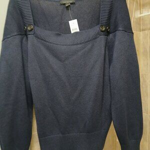 ANN TAYLOR NWT SWEATER NIGHT SKY